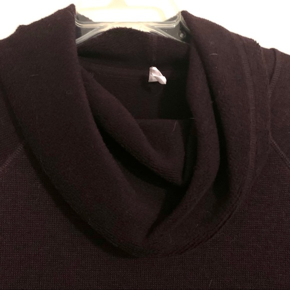 NWOT Ideology Purple Plum Long Sleeve Cowl Neck Sweater size XS - Picture 7 of 8